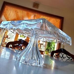 Shannon Crystal Square Cake Plate